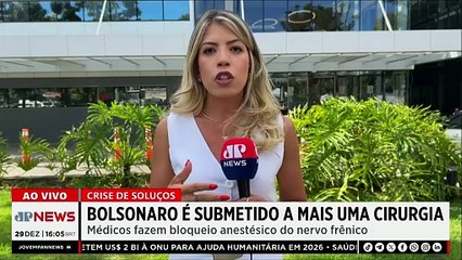 Jair Bolsonaro passa por mais uma cirurgia para conter crise de soluço