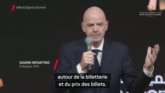 CdM 2026 - Infantino défend les prix des tickets : “On a eu 150 millions de demandes”