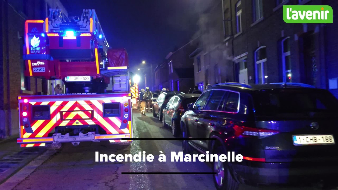 Incendie à Marcinelle: un feu de cave se propage aux étages