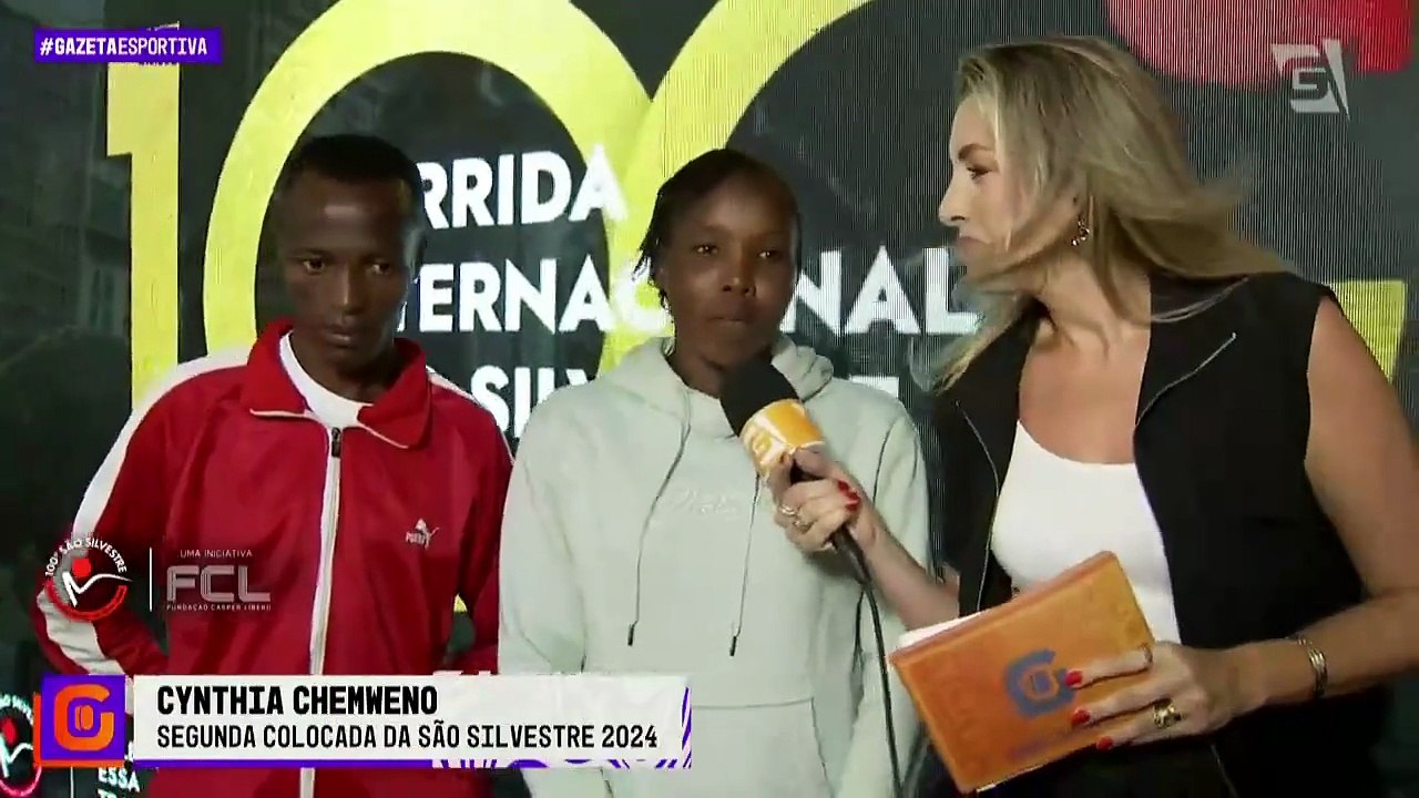 Michelle Gianella entrevista favoritos da 100ª edição da São Silvestre