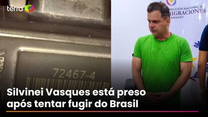 Tornozeleira usada por Silvinei Vasques é encontrada em banheiro de rodoviária no Paraguai