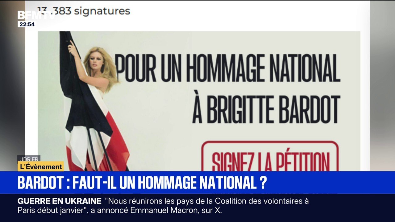Pétition pour un hommage national à Brigitte Bardot: la pétition a atteint plus de 18.000 signatures