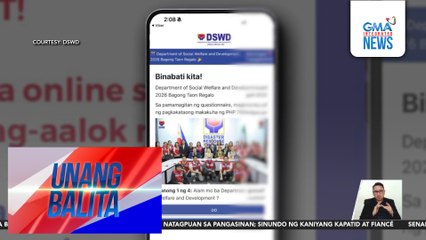 DSWD, nagbabala laban sa online surveys na may kapalit umanong regalo kapag sinagutan | Unang Balita
