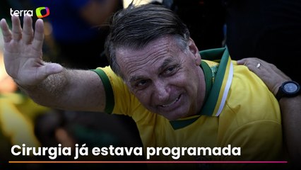 Bolsonaro termina procedimento cirúrgico para controlar crises de soluço