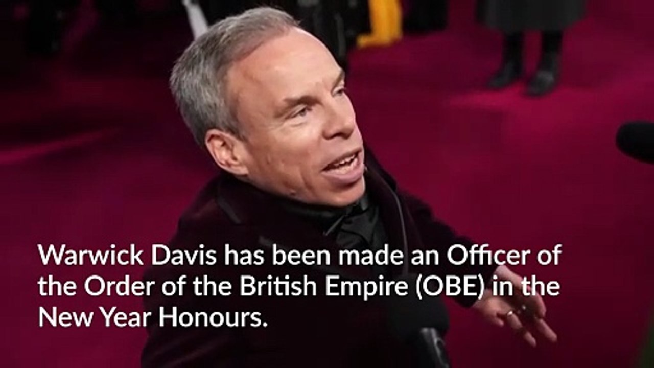 Harry Potter and Star Wars actor Warwick Davis made an OBE in New Year Honours