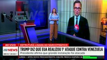 Trump confirma primeiro ataque dos EUA contra a Venezuela