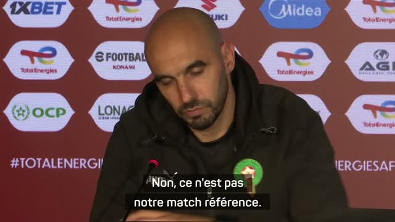 Maroc - Regragui : “Ce n'est pas un match référ...