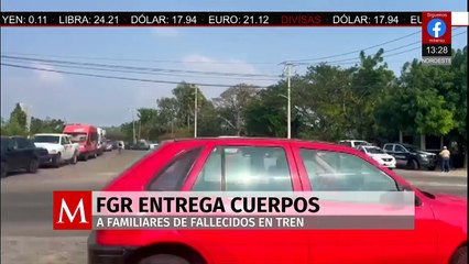 FGR realiza la entrega los cuerpos de los fallecidos en el descarrilamiento del Tren Interoceánico
