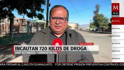 La FGR logra incautar más de 720 kilogramos de metanfetaminas en Baja California