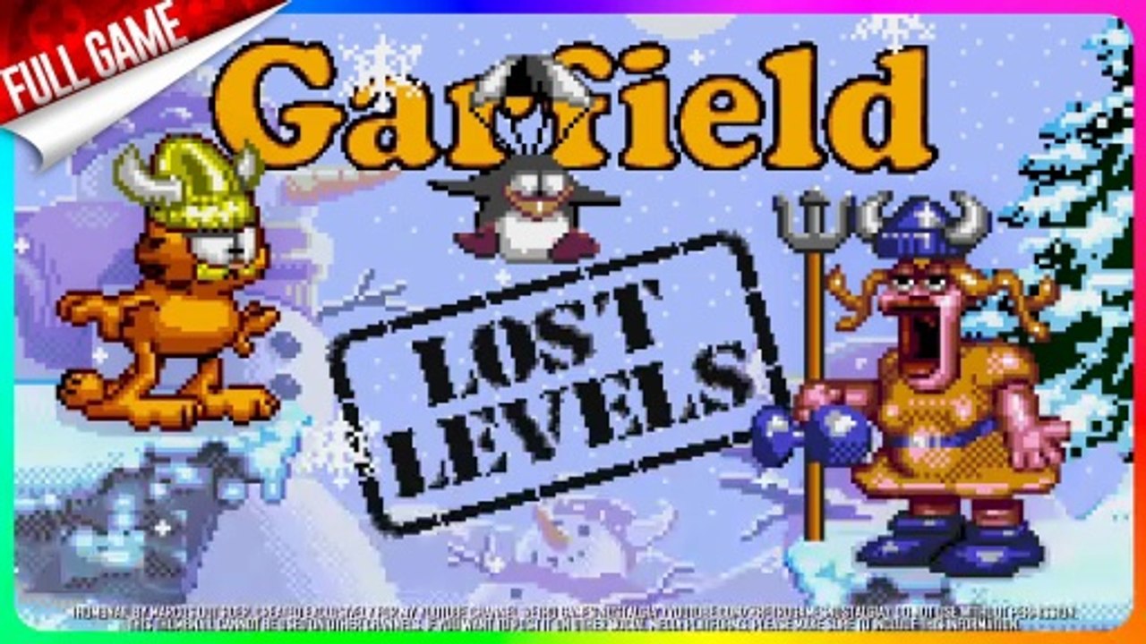 Garfield: The Lost Levels [SEGA CHANNEL] (Sega Genesis - US) Longplay