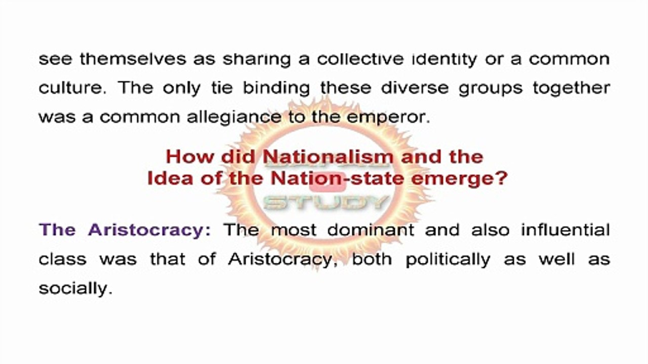 Making of Nationalism in Europe - Rise of Nationalism - Chapter 1 CBSE 10th Class Social Sciences