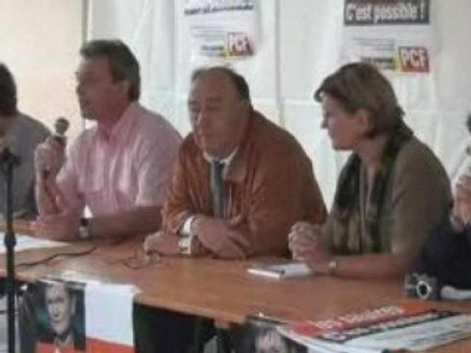 Débat avec MG Buffet le 24 mai 2008