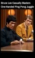 Bruce Lee's 1971 interview on The Pierre Berton Show, where he juggles a table tennis ball
