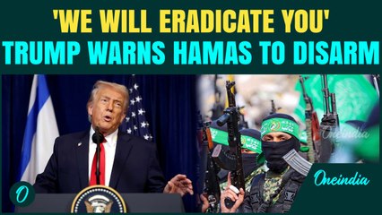 VIDEO: ‘HELL TO PAY’: Trump Threatens Hamas With TOTAL ERADICATION If It Refuses To Disarm In Time