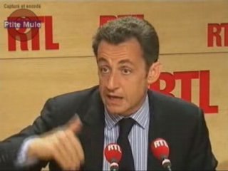 Sarko à RTL : pétrole et fiscalité