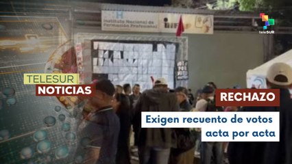 Ciudadanos en Honduras rechazan injerencia de EE.UU.