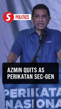 Azmin resigns as Perikatan sec-gen after Muhyiddin’s exit