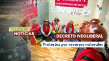 Mujeres mineras y maestras en huelga de hambre contra decreto neoliberal en Bolivia