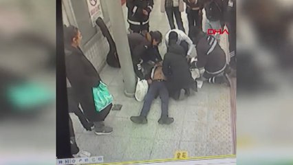 Tren beklerken kalp krizi geçirdi, ilk müdahaleyi perondaki sağlıkçı yaptı