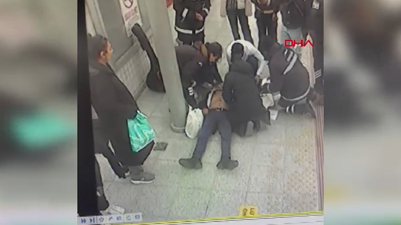 Tren beklerken kalp krizi geçirdi, ilk müdahaleyi perondaki sağlıkçı yaptı