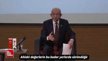 Kemal Kılıçdaroğlu: Ahlaksızların da el üstünde tutulduğu bir sürecin içine girdik