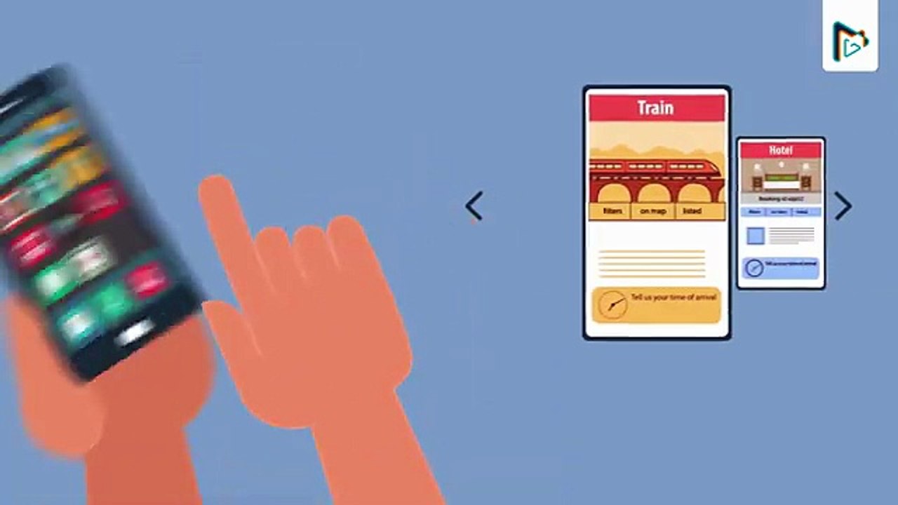 Animated Mobile App Explainer Video for E-Ticket Solutions