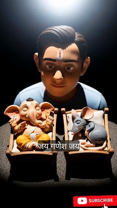 baby ganesh ji sleeping
