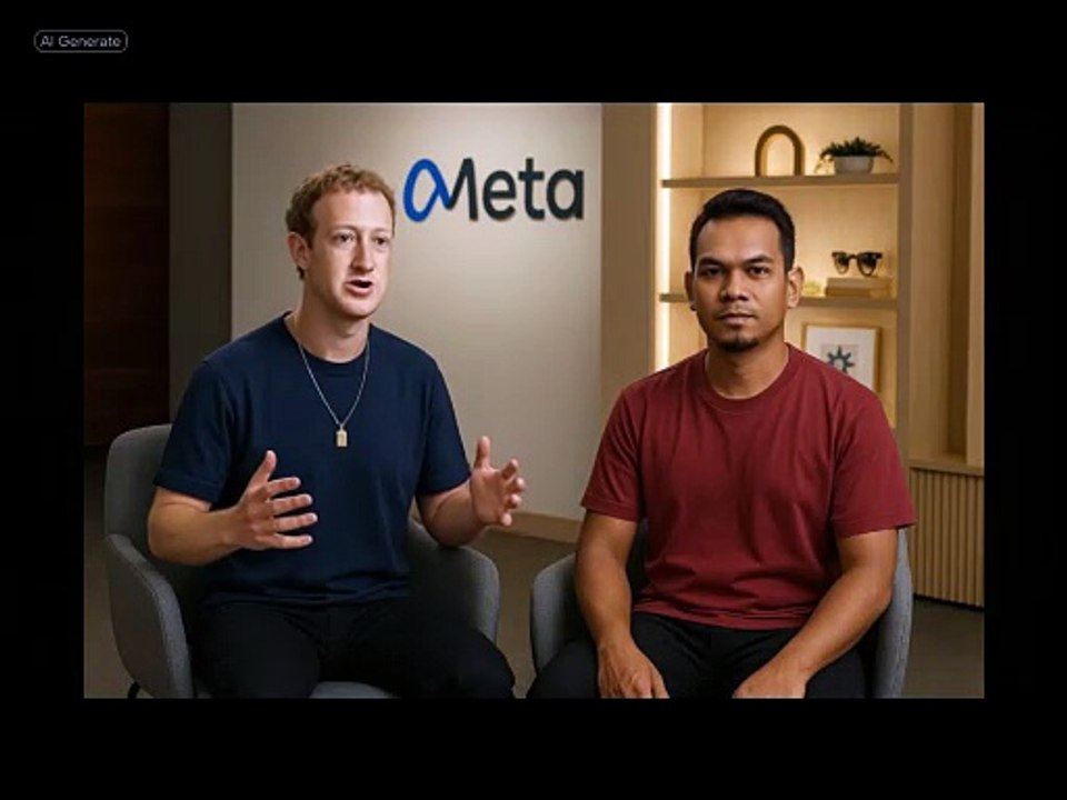dialog serius mark zuckerberg ai video