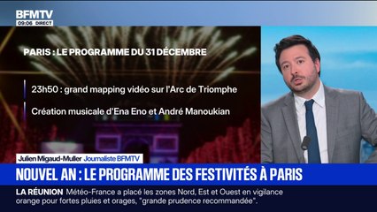 Nouvel an: voici le programme des festivités à Paris