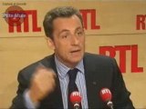 Sarko à RTL sur l'équilibre budgétaire