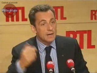 Sarko à RTL sur l'équilibre budgétaire