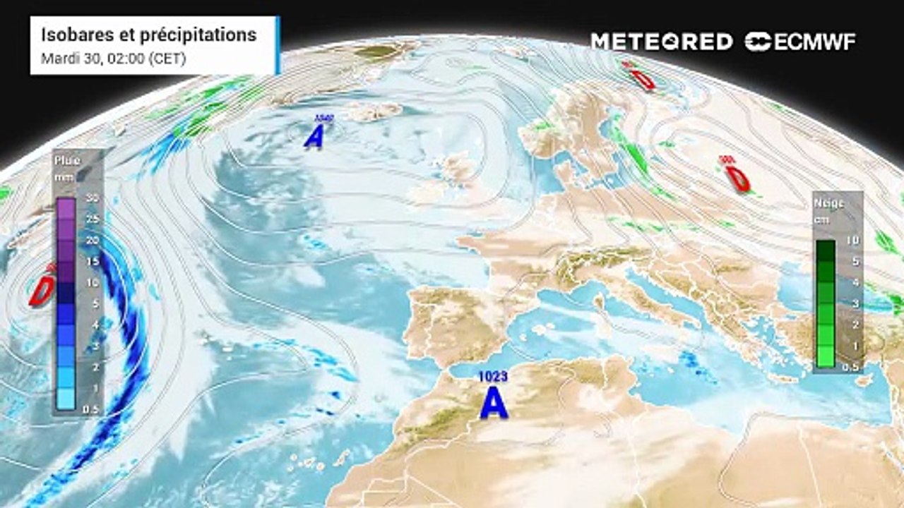 Avant un possible conflit neigeux en France, déjà quelques flocons d'ici le 1er janvier ?
