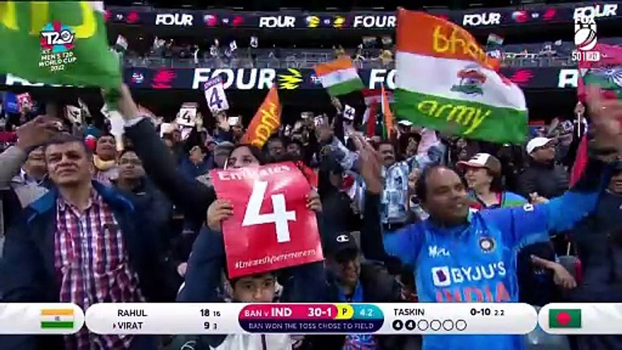 2022 T20 CWC | India vs Bangladesh, 35th Match, Group 2 at Adelaide