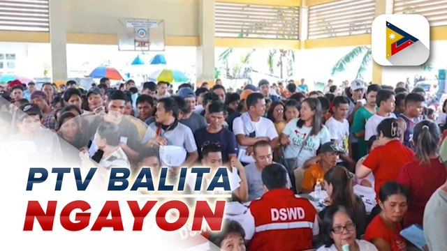 DSWD, patuloy sa pamamahagi ng tulong sa mga nasalanta ng mga nagdaang Bagyo