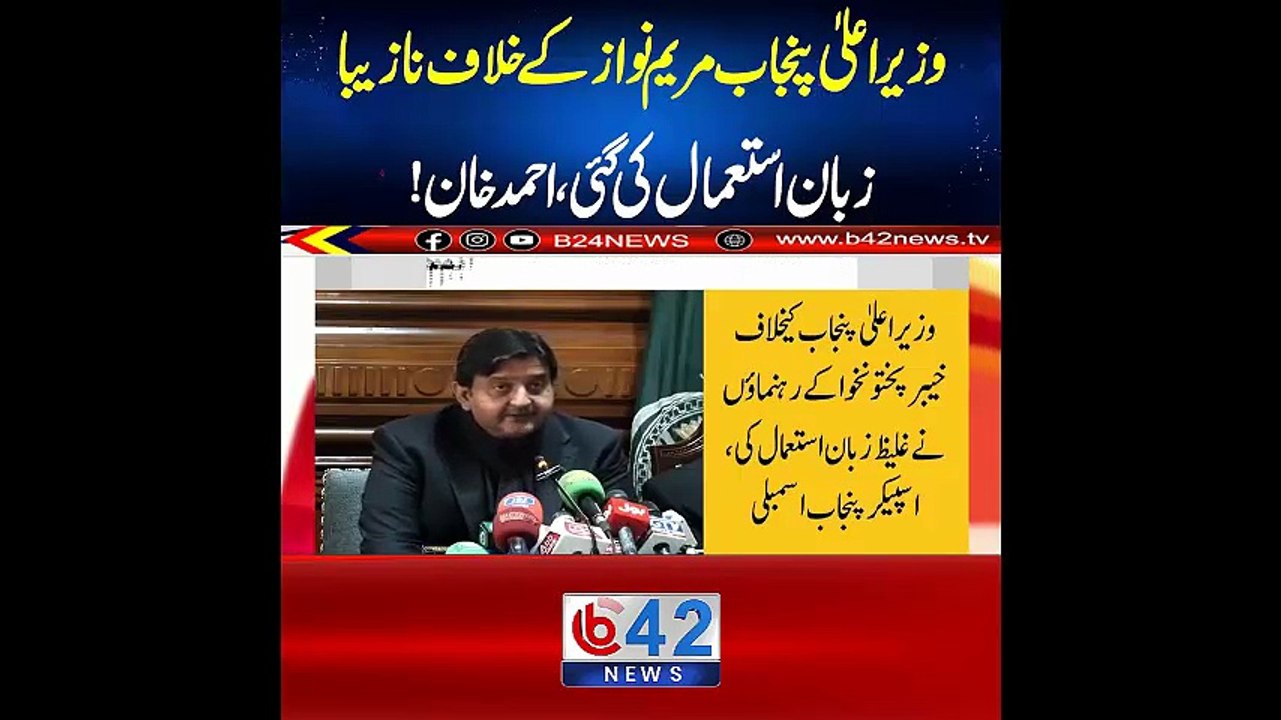 "Political Reactions Erupt After Inappropriate Remarks Against Punjab CM Maryam Nawaz"