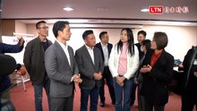 慰勞市議員審預算 蔣萬安被喊話「促立委快審預算」尬回