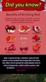 benefits of drinking red