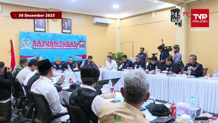 Gubernur Aceh Mualem Sapa Menkeu Purbaya-Raffi Ahmad di Rapat DPR Bahas Pemulihan Pascabencana