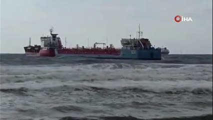 Florya açıklarında hareketli dakikalar! İki tanker için kurtarma ekipleri sevk edildi