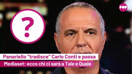 Panariello “tradisce” Carlo Conti e passa a Mediaset ecco chi ci sarà a Tale e Quale