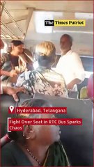 Fight Over Seat in RTC Bus Sparks Chaos