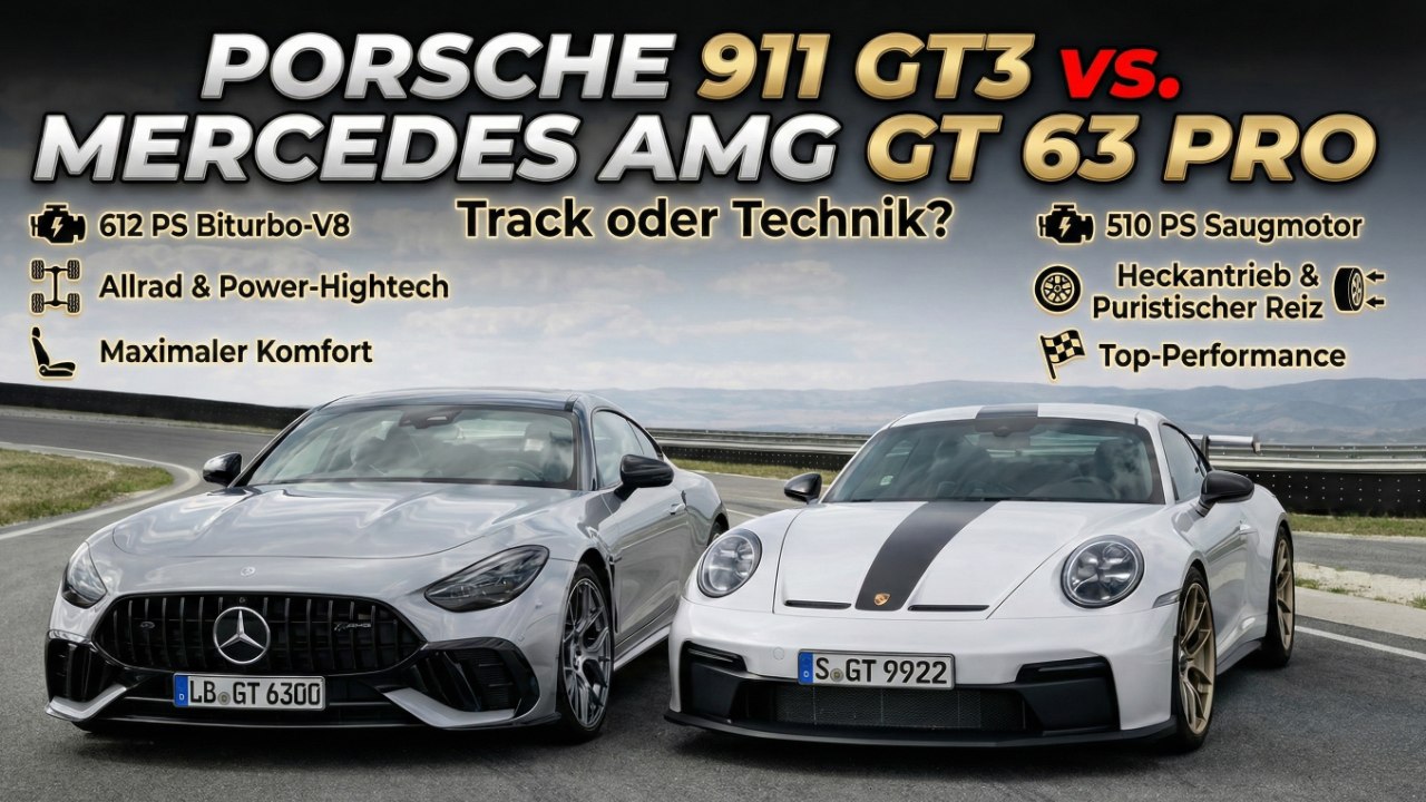Welcher passt besser zu dir? GT3 Fahrgefühl vs. AMG Power-Hightech