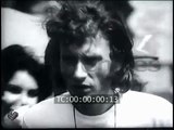 1972 – Johnny Hallyday : le 17 mai, court passage au Festival de Cannes (Archives Gaumont Pathé)