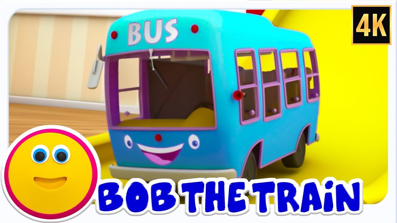 Wheels on the Bus | Zebra Nursery Rhymes & Kids Songs | Baby Songs & Preschool Learning