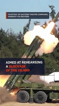China launches live-firing drills around Taiwan simulating blockade