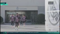 El Madrid de camino al entrenamiento de puertas abiertas y último del año