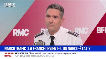 Narcotrafic: des démantèlements de points de deal "toutes les 30 minutes", détaille Louis Laugier, directeur général de la Police nationale