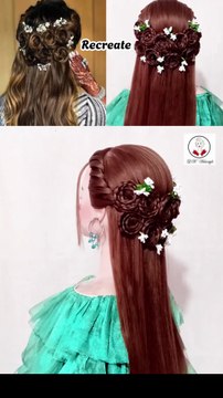 front hairstyle|ladies hair style for wedding|bridal hairstyle|party hairstyle|easy hairstyles Your Queries.simple hairstyle for short hair, simple hair style girl,easy front variation hairstyle,Beautiful & Different Hairstyles Tutorial | New Simple Hair