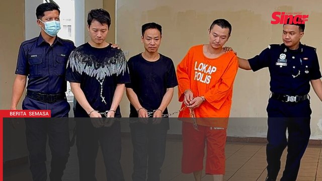 Tiga lelaki warga China dituduh edar 26,025 gram syabu