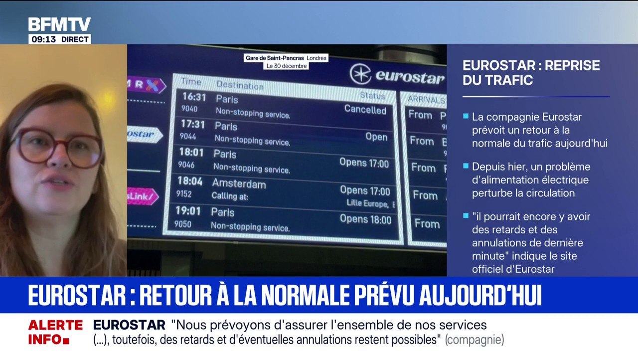 Panne de l'Eurostar: "L'incident n'est pas lié à la compagnie ferroviaire mais bien à la route ferroviaire", explique Maria Lee, experte en transports et rail pour Sia partners